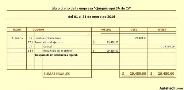 Asiento E Diario