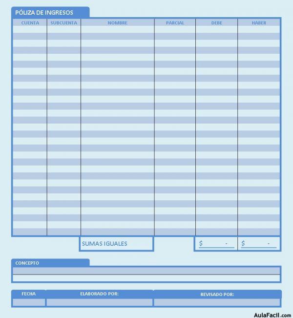 ⏩El Sistema de Pólizas Contables - Contabilidad Financiera 