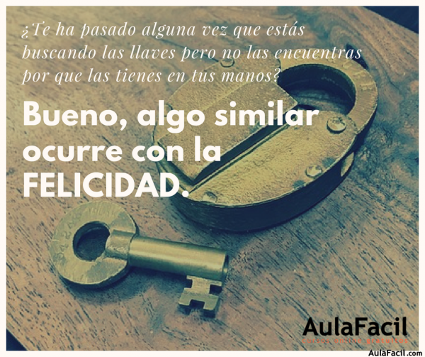 PensamientoPositivo BuscaFelicidad Aulafacil