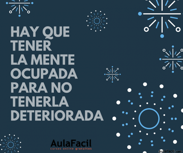 PensamientoPositivo MenteOcupada AulaFacil