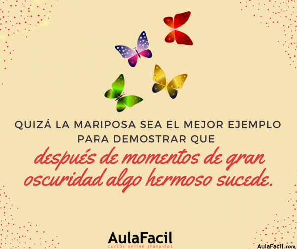 PensamientoPositivo Mariposas AulaFacil