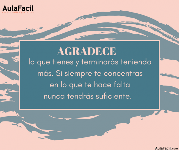 PensamientoPositivo Agradece AulaFacil