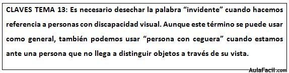 Personas con discapacidad visual