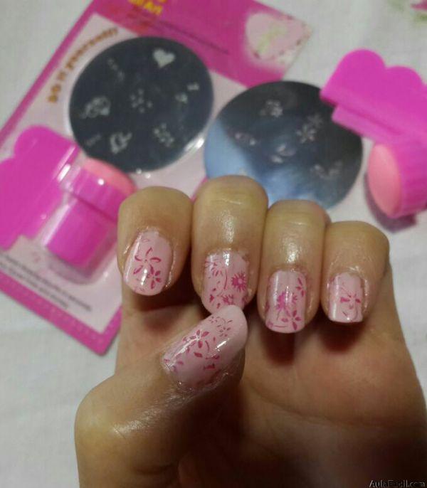 ?▷【 Técnica 4: Sellos o stamping - Decoración de uñas naturales (Nail Art)  parte 1 】