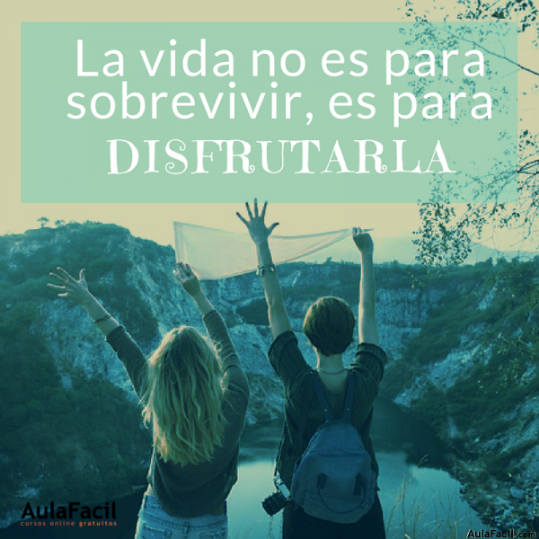 PensamientoPositivo Disfrutar AulaFacil