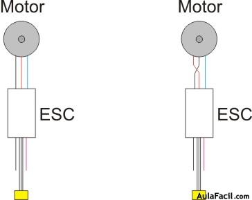 Conexión de motores y ESC