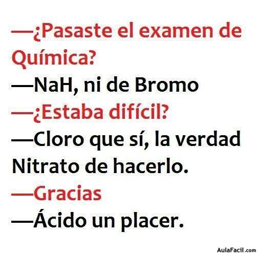 pasaste el examen