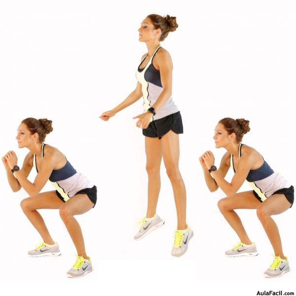 Double Pulse Jump Squats 20 Reps