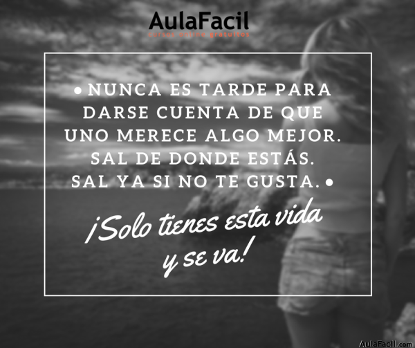 PensamientoPositivo NuncaesTarde AulaFacil