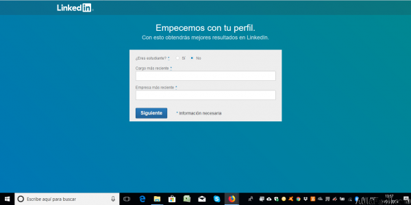 Inicio Linkedin II