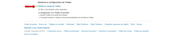 Cuenta Twitter