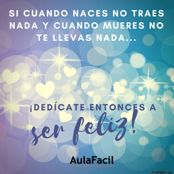 PensamientoPositivo Dedicate AulaFacil