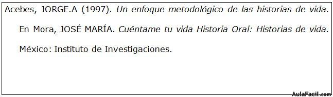 Como escribir citas bibliografícas