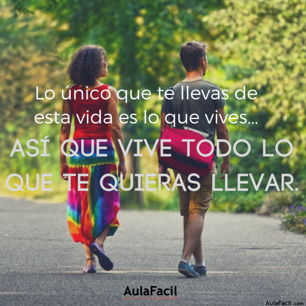 PensamientoPositivo LoUnicoQueTellevas AulaFacil