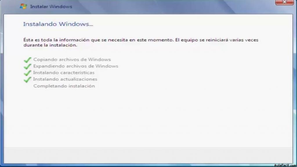 Instalacion de Windows