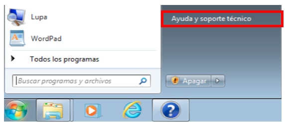 Ayuda y soporte tecnico