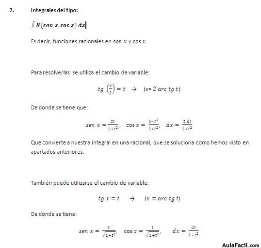 Integrales