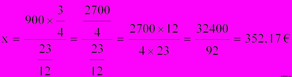 Reparto Proporcional Simple