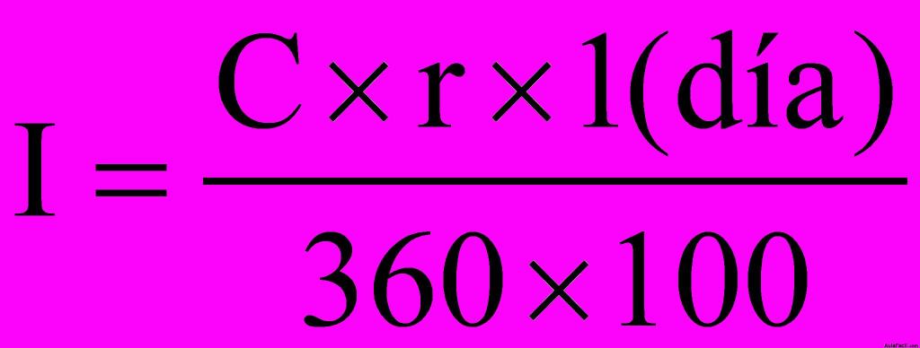 Calcular intereses 