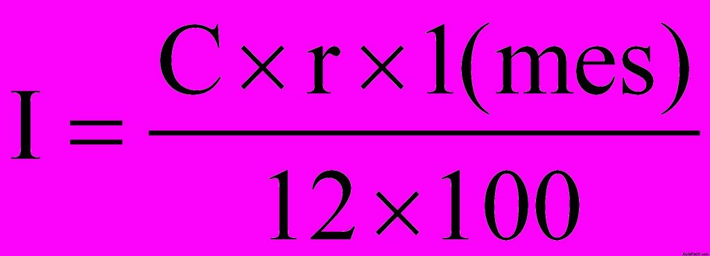 Calcular intereses 