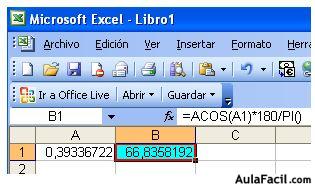 excel rectas