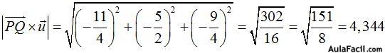 módulo del numerador