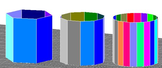 Cilindro con varios articulos para hacer ejercicio en varios colores