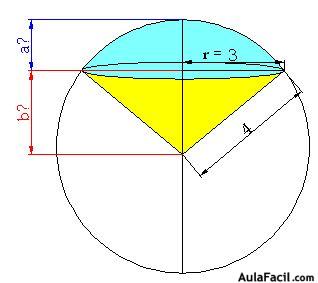 fórmula del volumen del sector esférico