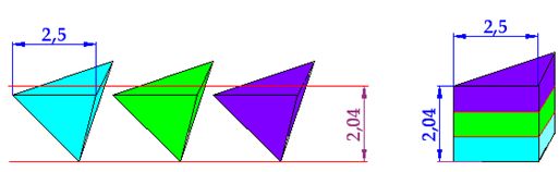 calcular el volumen de un tetraedro