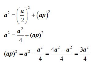 calcular el valor de la apotema