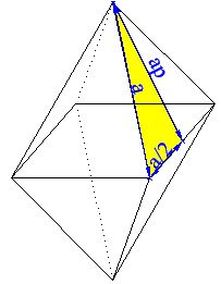 VOLUMEN DEL OCTAEDRO.