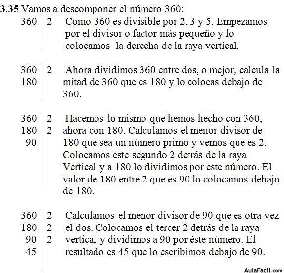 🥇▷【 Descomponer un número en factores primos - Matemáticas ...