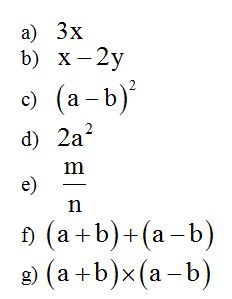 Lenguaje Algebraico