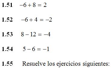 sumar números con signo distinto