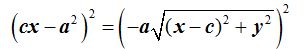 matemáticas conicas