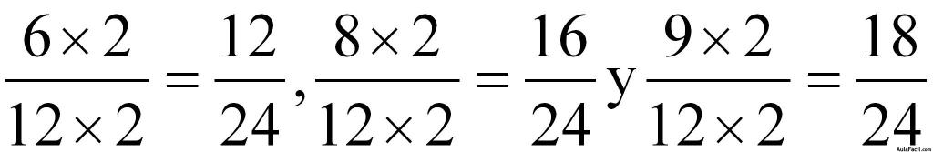 Fracciones Equivalentes