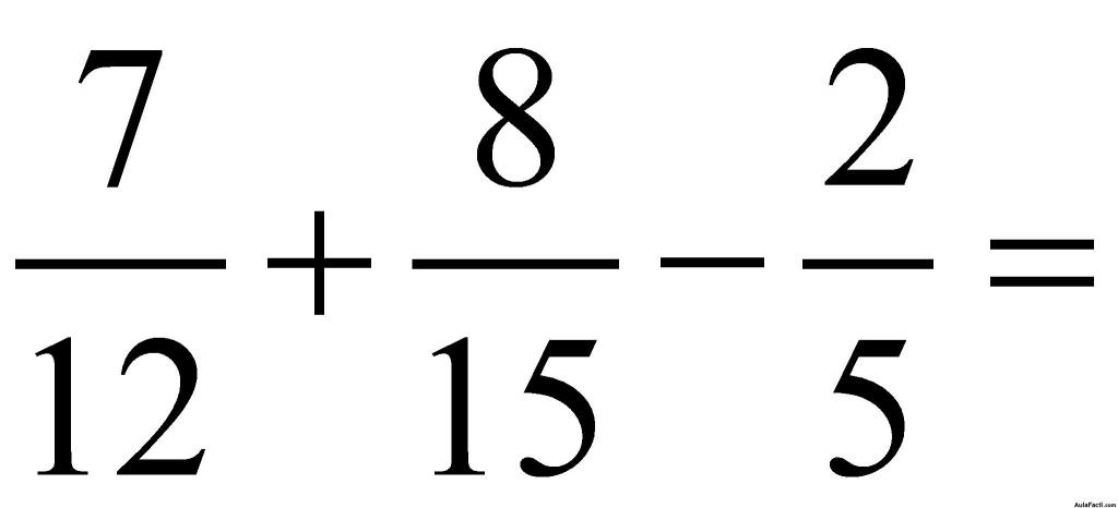 SUMAR Y RESTAR FRACCIONES CON DENOMINADORES DIFERENTES: