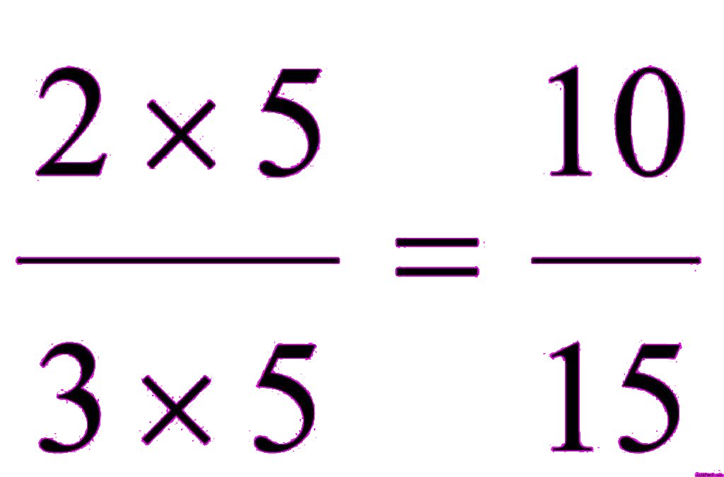 fracciones equivalentes.