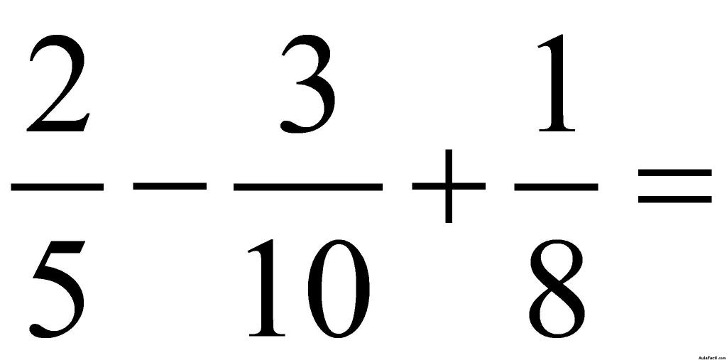 SUMAR Y RESTAR FRACCIONES CON DENOMINADORES DIFERENTES: