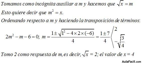 Ecuaciones Bicuadras