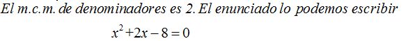 Ecuaciones de Segundo Grado