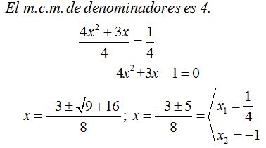 Ecuaciones de Segundo Grado