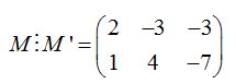 matriz ampliada