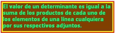 matrices y determinantes