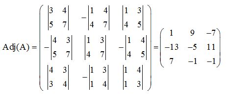 matrices y determinantes