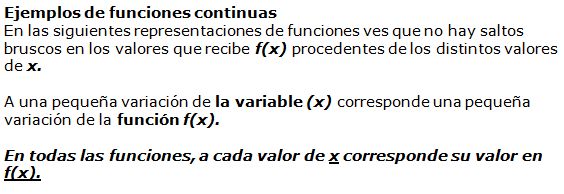 funciones matematicas