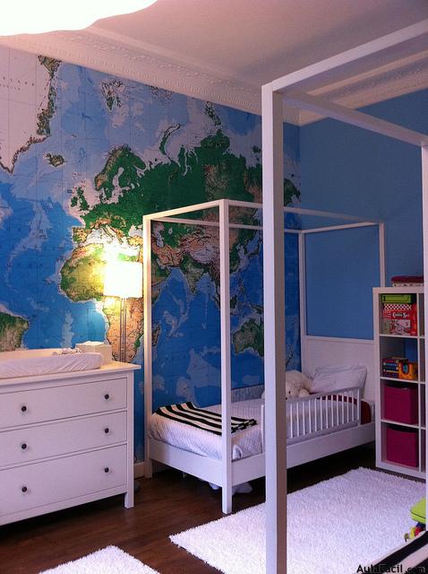 dormitorio infantil mapa