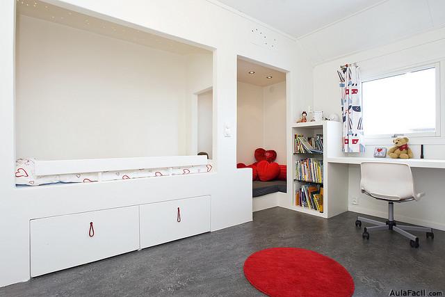 dormitorio infantil blanco