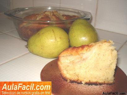 Pastel de pera y Jenjibre