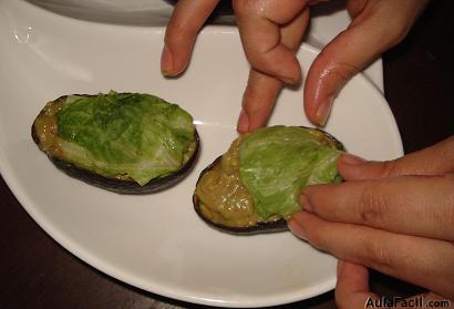 hojas de lechuga